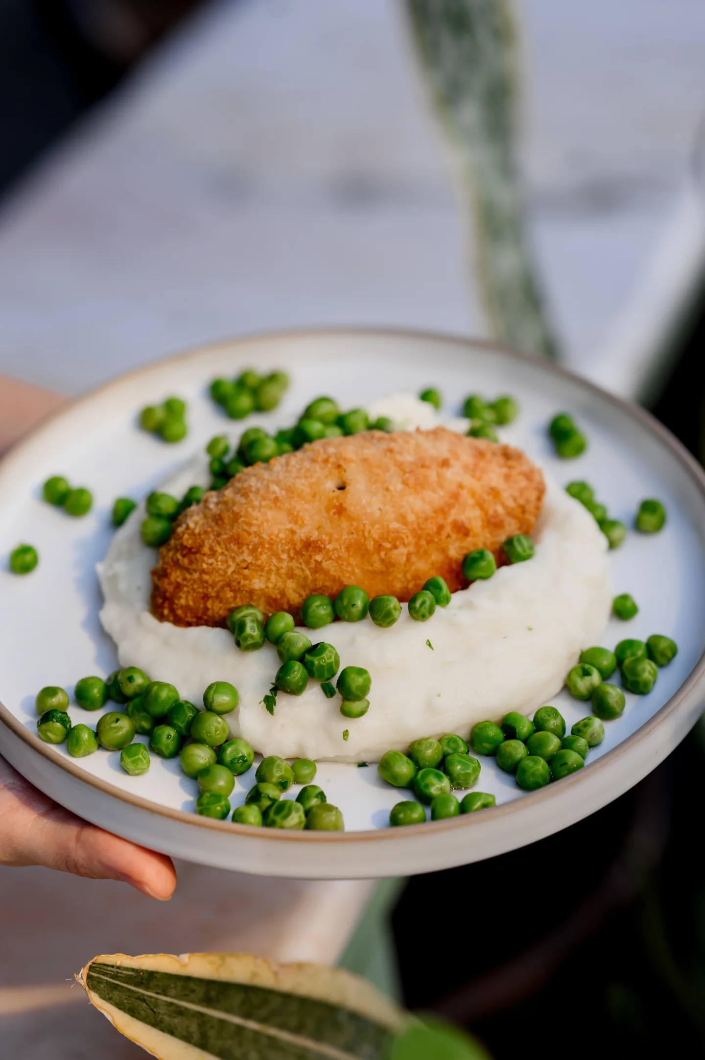 Chicken Kiev with Butter Mashed Potatoes